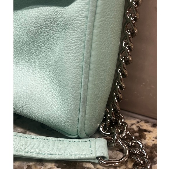 Rebecca Minkoff Mini Mac Crossbody Bag‎ Leather Chain Strap Purse - Picture 5 of 10